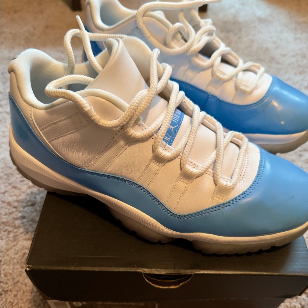 Air Jordan Retro 11 White and University Blue